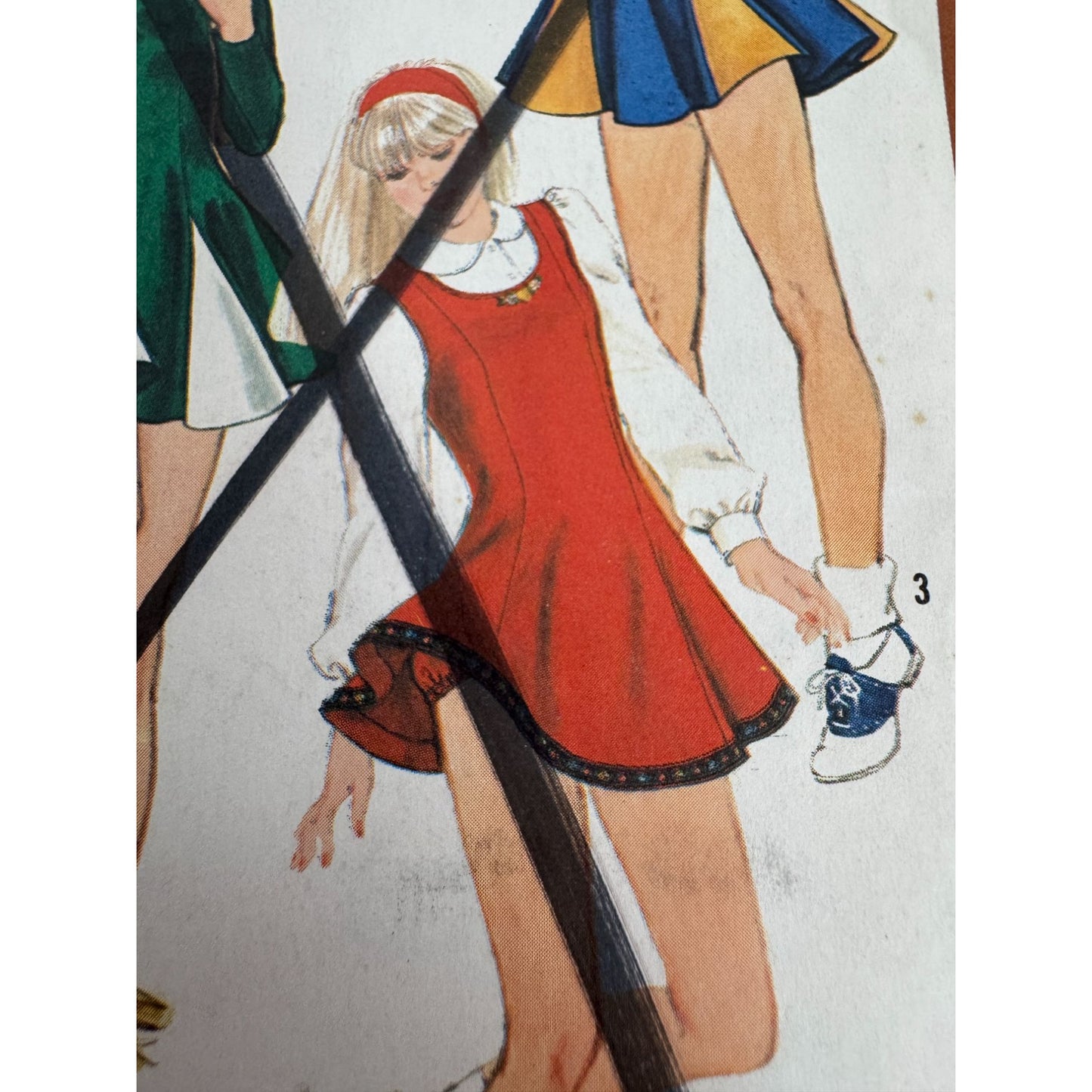 Simplicity Sewing Pattern 5598 Young Junior Teen Cheerleader Skating Costumes UC