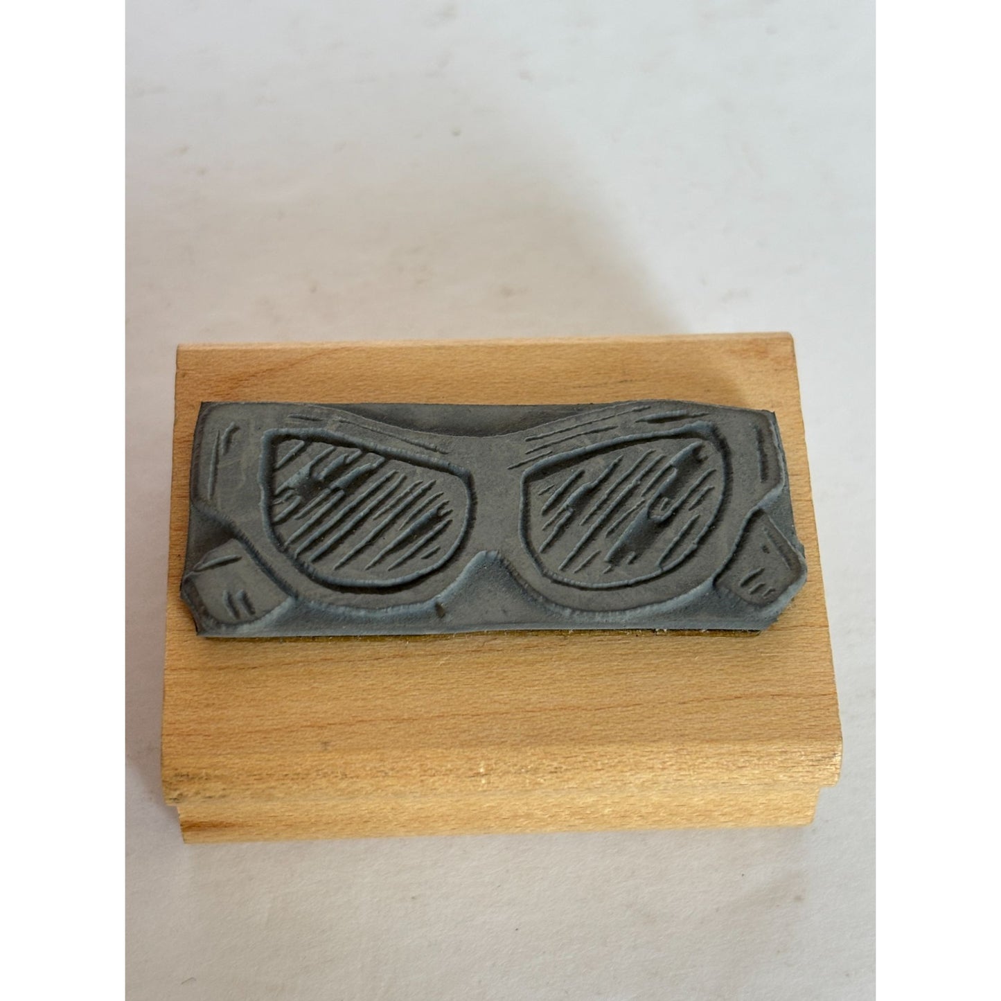 Sunglasses Rubber Stamp Ski Goggles Winter Sports Card Making