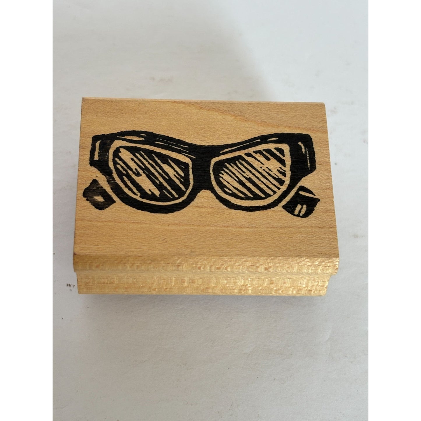 Sunglasses Rubber Stamp Ski Goggles Winter Sports Card Making