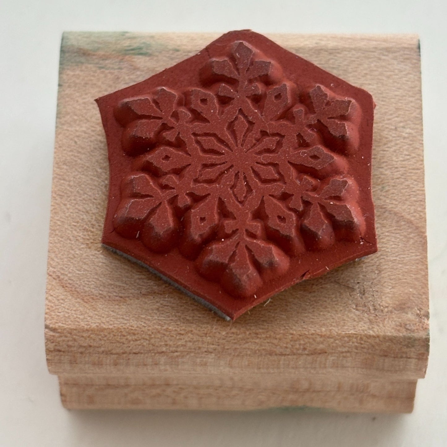 Stampin Up Rubber Stamp Snowflake Winter Holidays Christmas Card Making 3/4 Inch