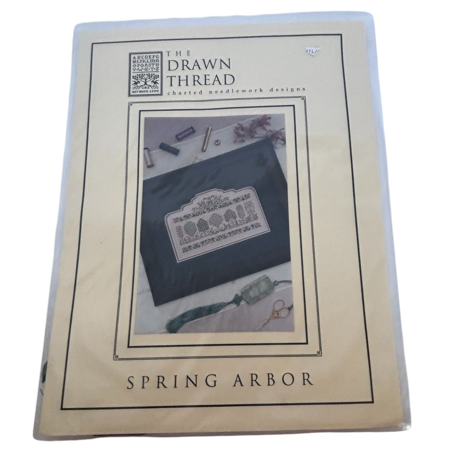 The Drawn Thread Charted Needlework Designs Pattern Spring Arbor Beads Thread