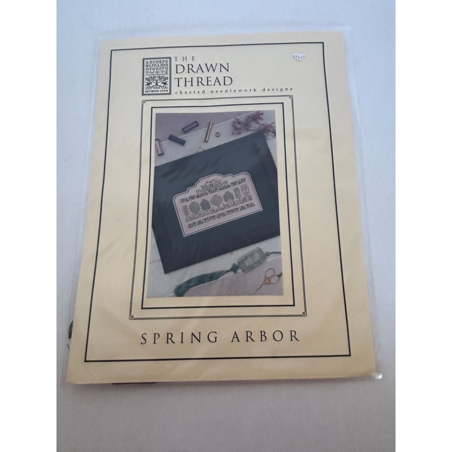 The Drawn Thread Charted Needlework Designs Pattern Spring Arbor Beads Thread