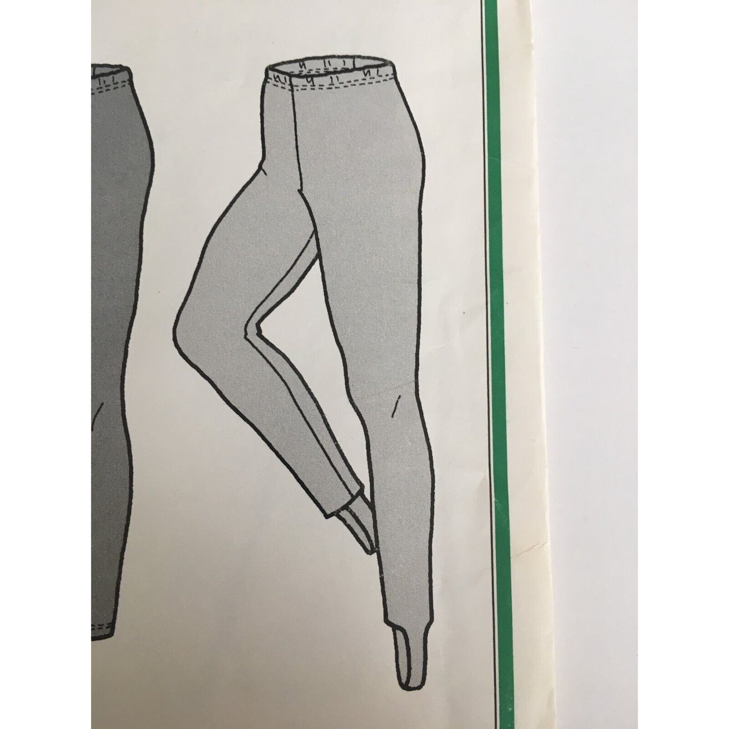 The Green Pepper Sewing Pattern F757 Misses Sportights Capris Athletic S M L UC