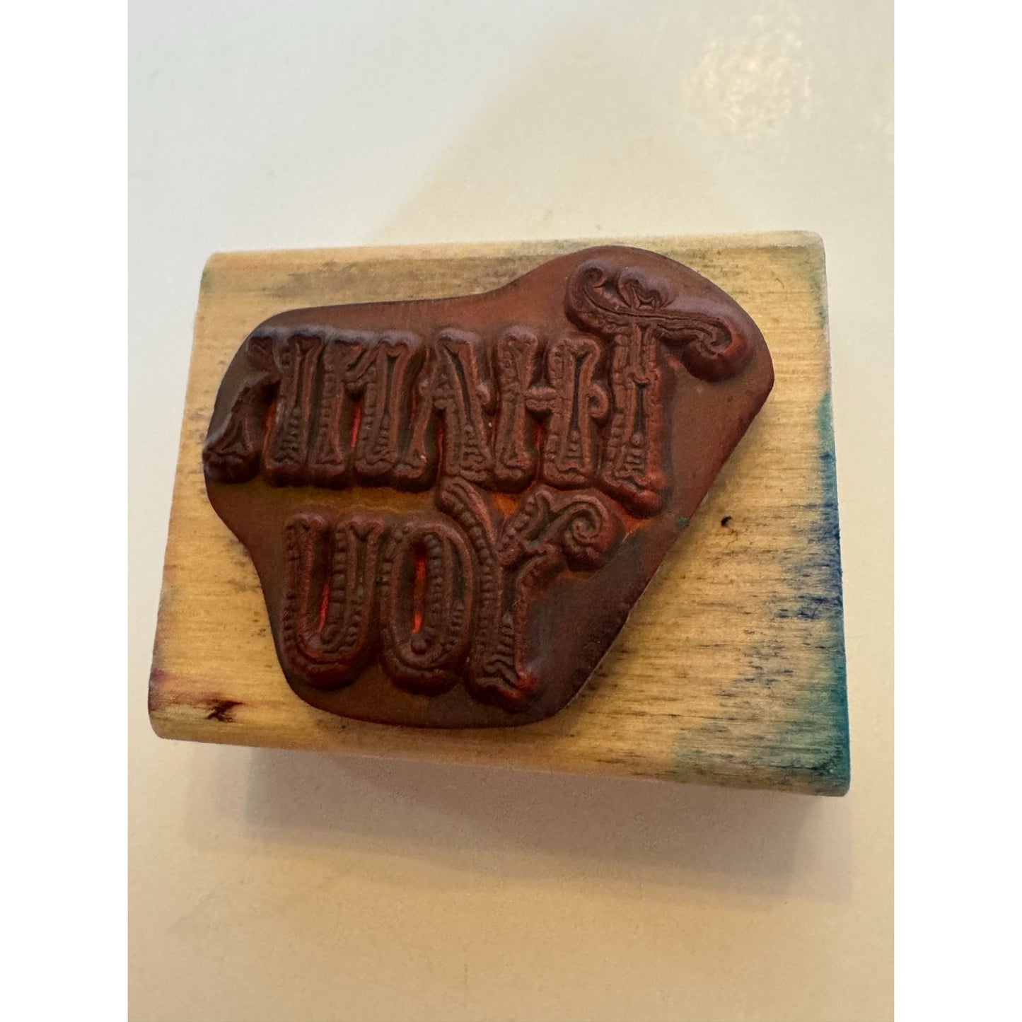 Uptown Rubber Stamp Victorian Thank You Card Making Words Holly Pond Hill Craft