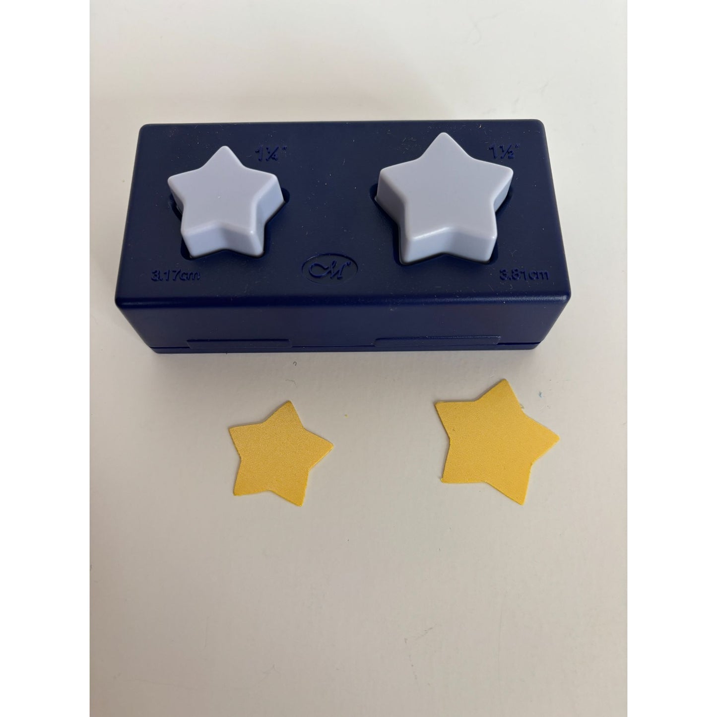 Creative Memories Paper Punch Set Star Maker 1.5 and 1.25 inch Card Making Craft