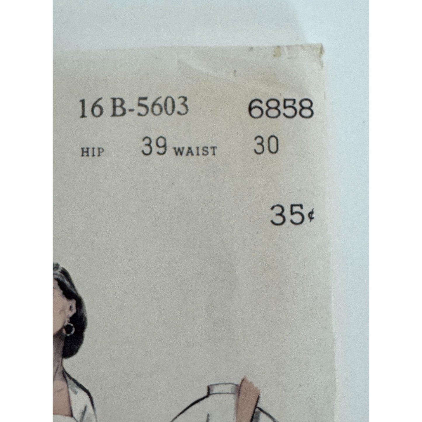Butterick Sewing Pattern 6858 Circle Skirt Ruffled Petticoat Vintage 1950s Uncut