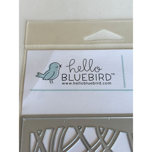 Hello Bluebird Winter Woods Overlay Die Snowman Scene Christmas Cardmaking Craft