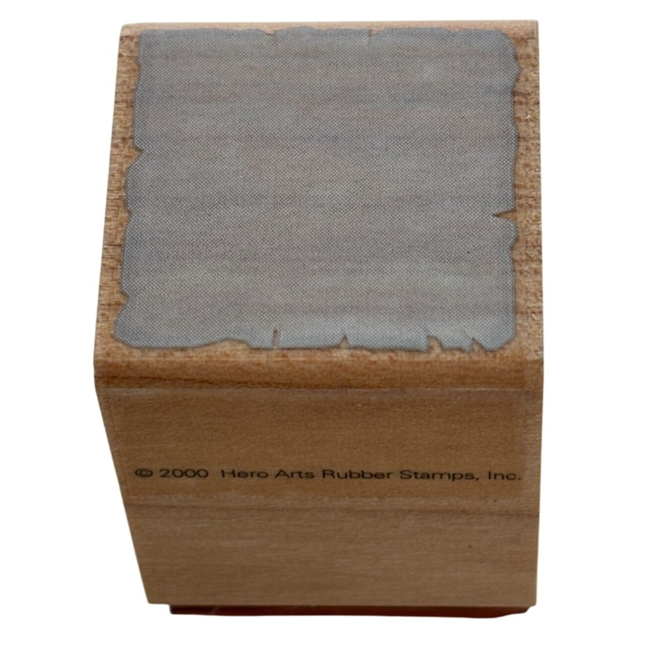 Hero Arts Rubber Stamp Square Background Card Making Shape Rough Edges 1 inch