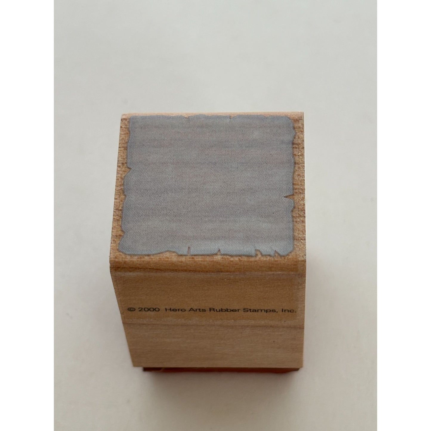 Hero Arts Rubber Stamp Square Background Card Making Shape Rough Edges 1 inch