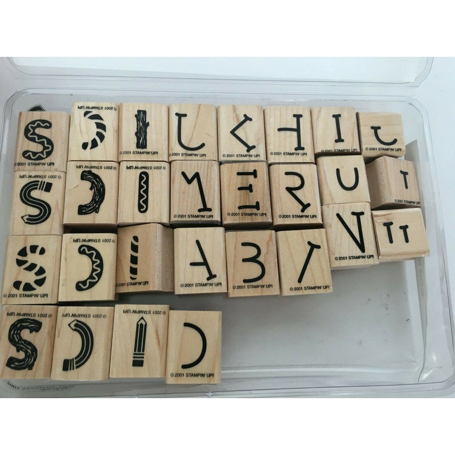 Stampin Up Alphabuilders & Accessories Stamp Sets Letters Creates 8 Alphabets