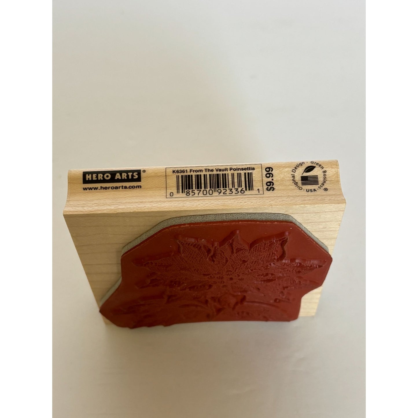 Hero Arts Rubber Stamp From The Vault Poinsettia Christmas Card Making Holidays