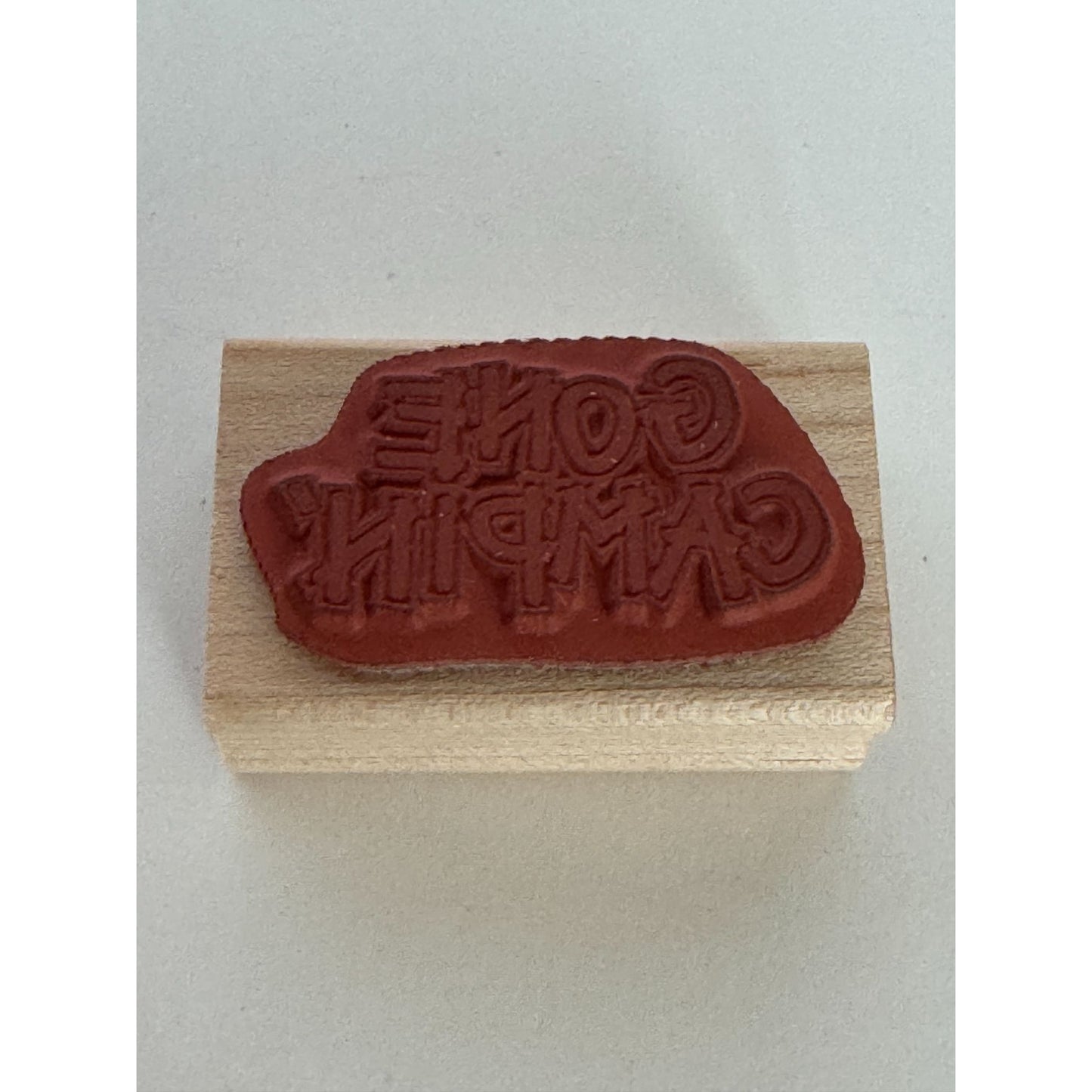 Imaginations Rubber Stamp Gone Campin Camping Outdoors Family Summer Vacation