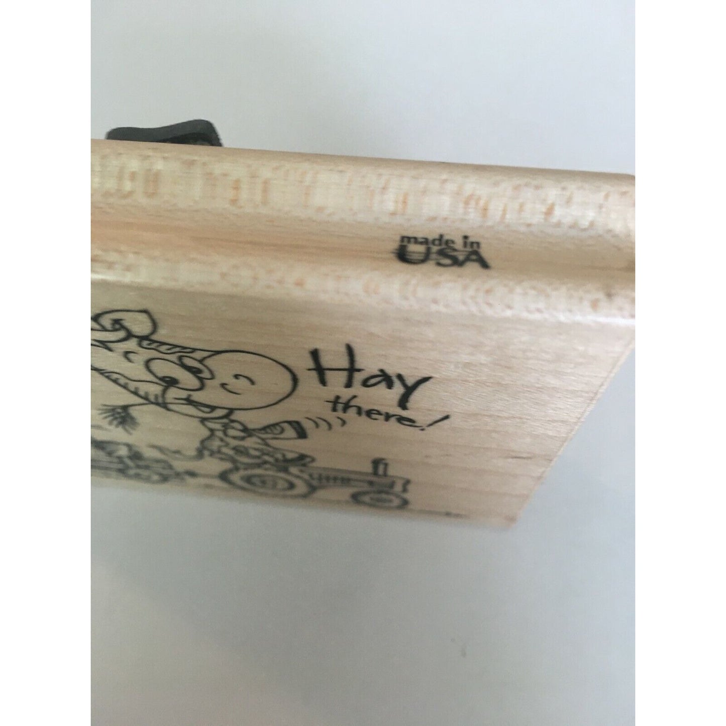 Stampendous Rubber Stamp Cow Farm Cowlik Tractor Hay There Pun Funny Card Making