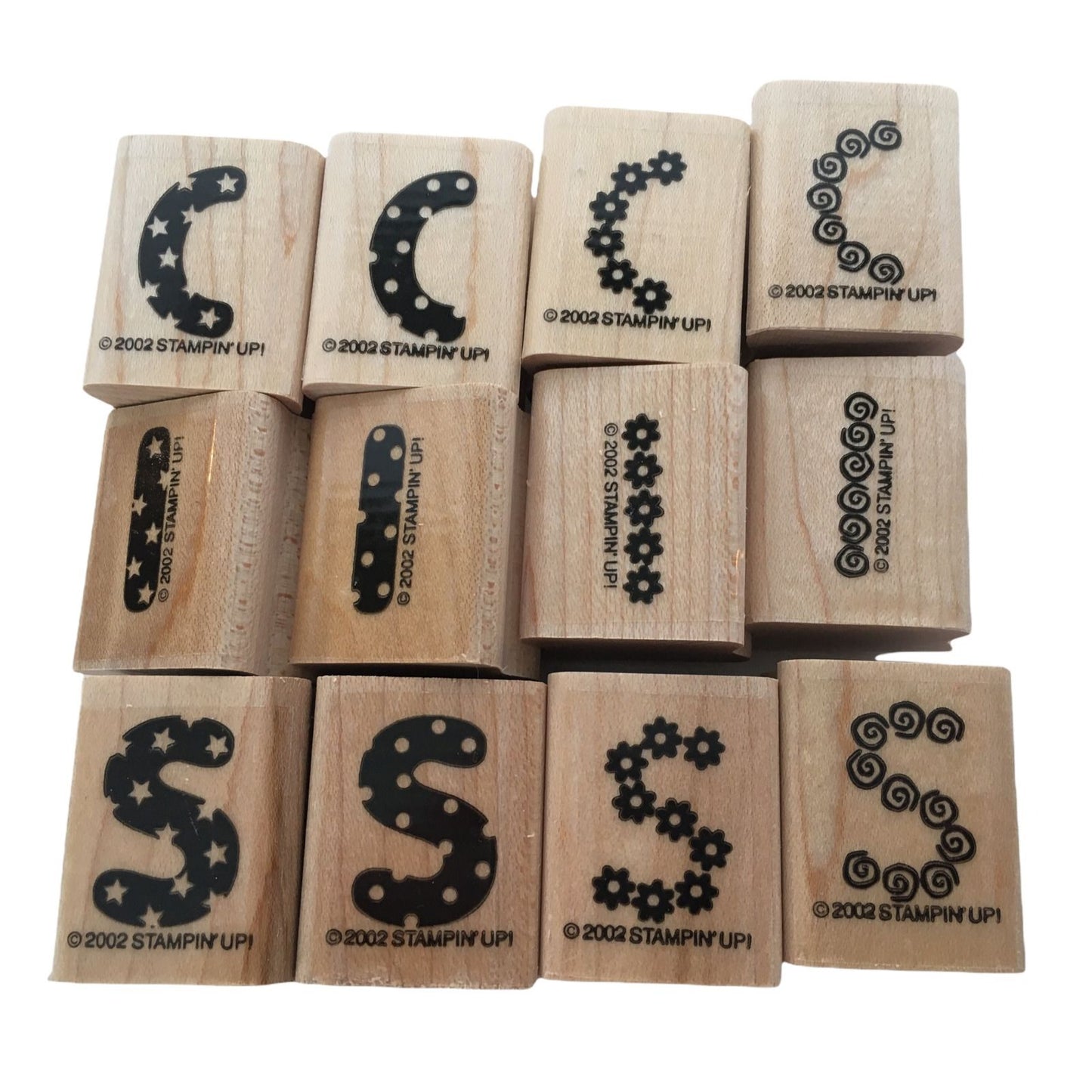 Stampin Up Alphabuilders & Accessories Stamp Sets Letters Creates 8 Alphabets