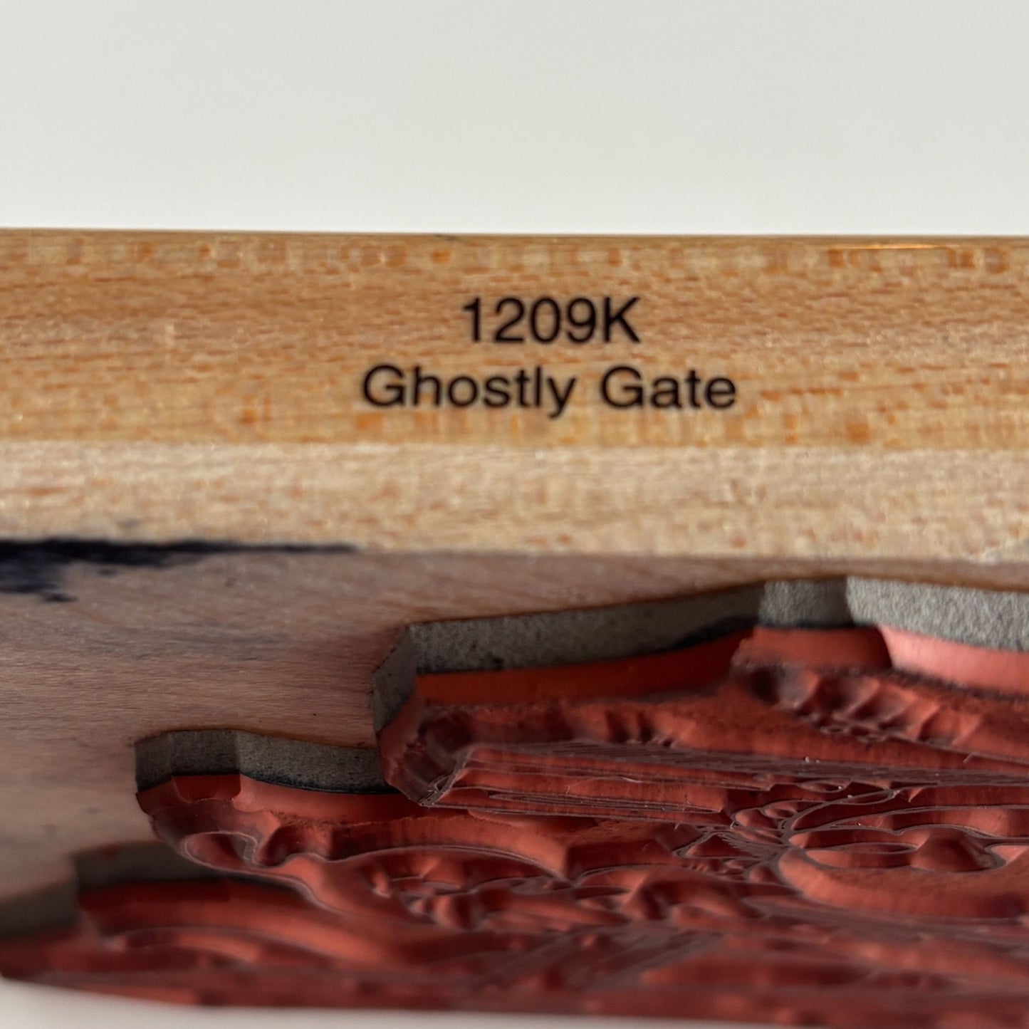 Penny Black Rubber Stamp Ghostly Gate Halloween Ghost Pumpkin Fence Fall Craft