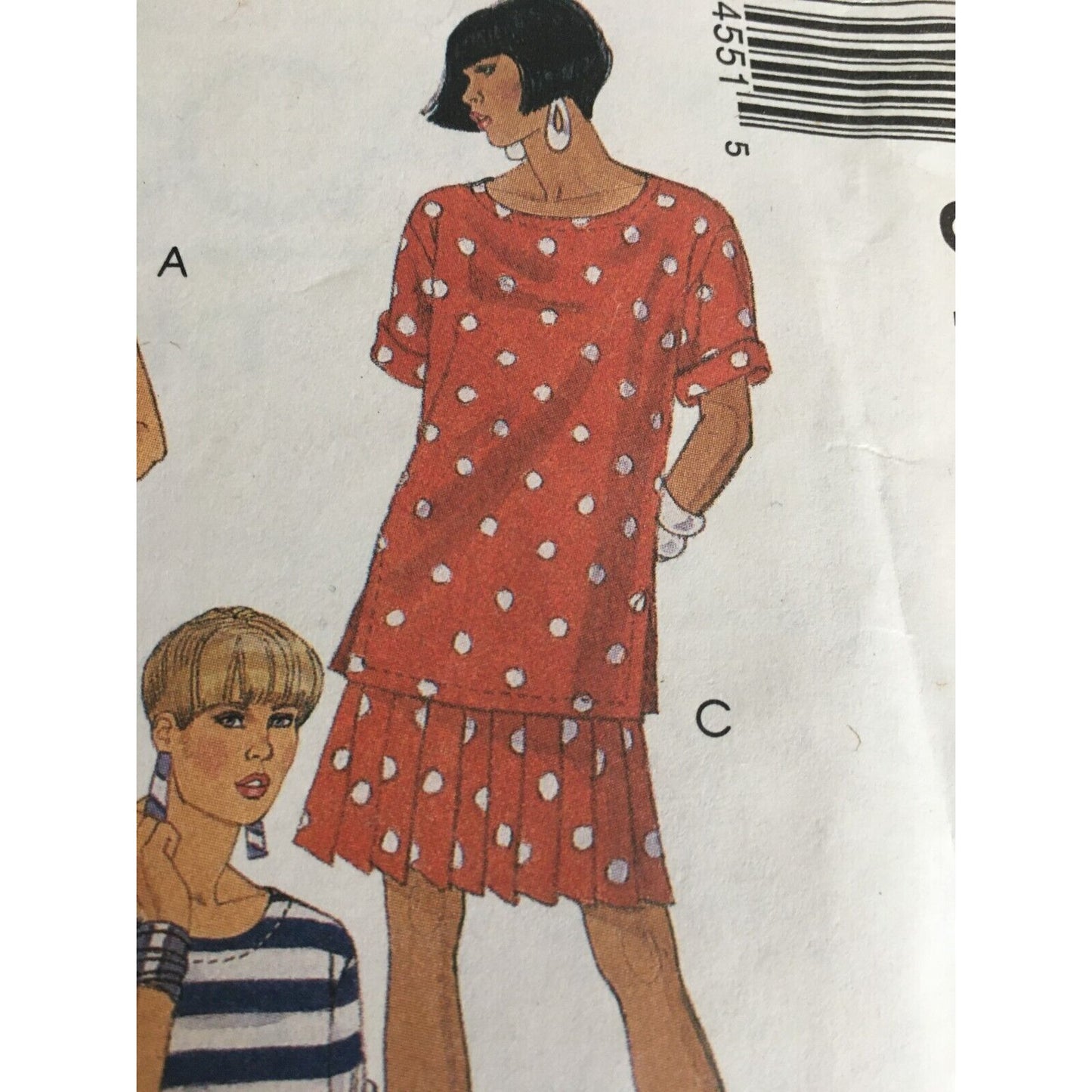 McCalls Sewing Pattern 6455 Easy Tank Tops and Skirts Summer Outfit XS S M Uncut