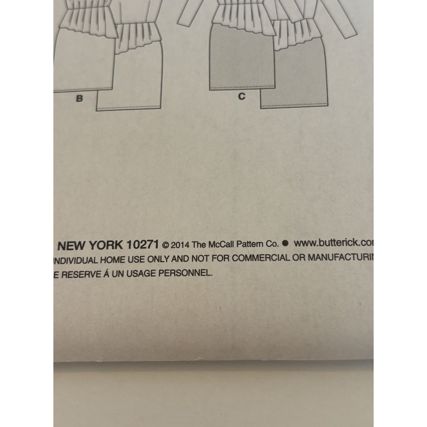 Butterick Sewing Pattern B6014 Misses Sheath Dress 14-22 Pleated Peplum Uncut