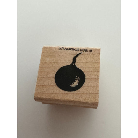 Stampin Up Rubber Stamp Radish Vegetable Salad Food Garden Gardner Card Making