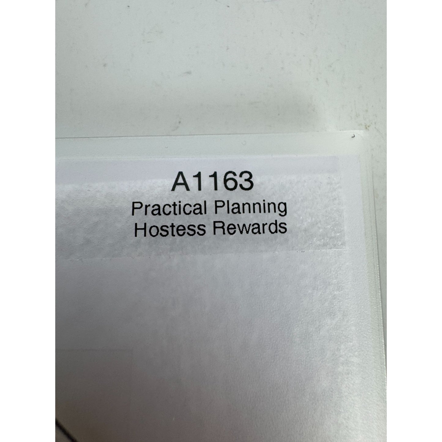 CTMH My Acrylix Acrylic Stamp Set A1163 Practical Planning Journaling Week Day