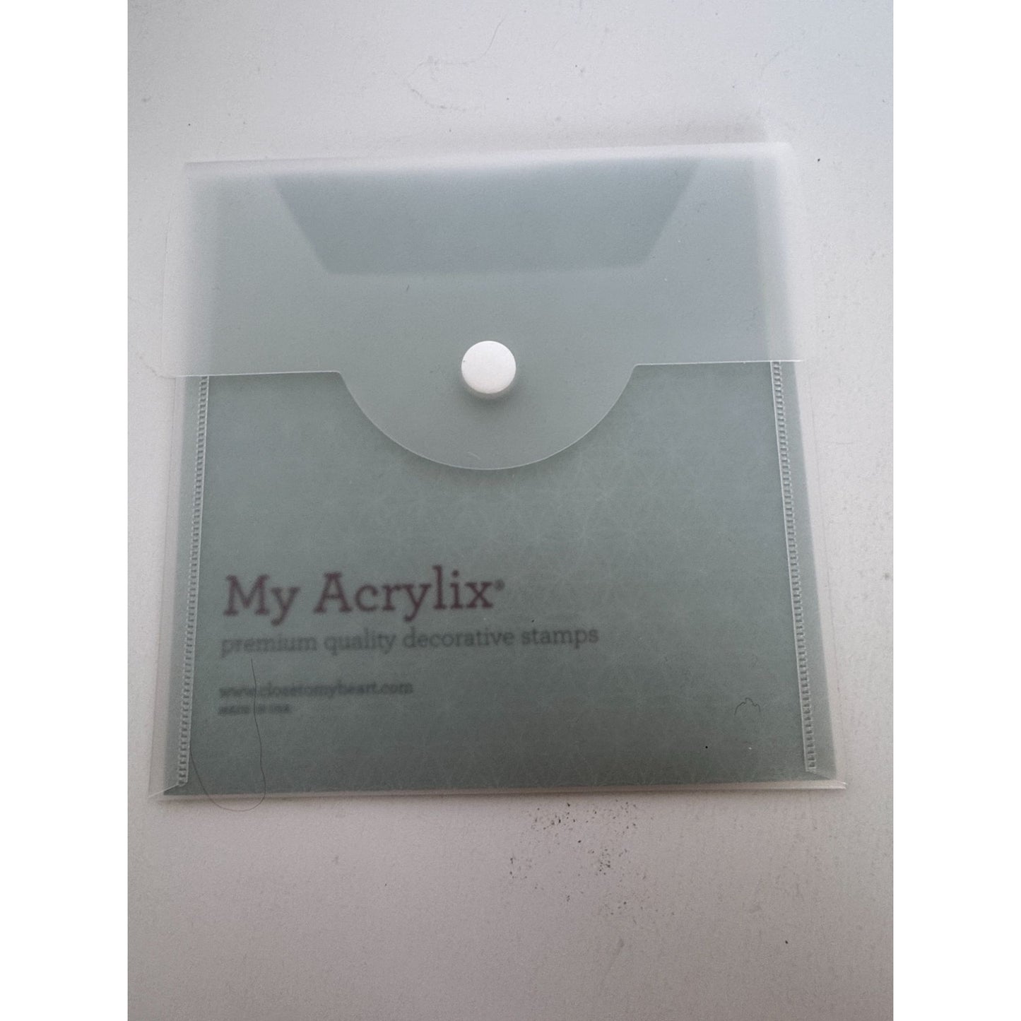 CTMH My Acrylix Acrylic Stamp Set A1163 Practical Planning Journaling Week Day