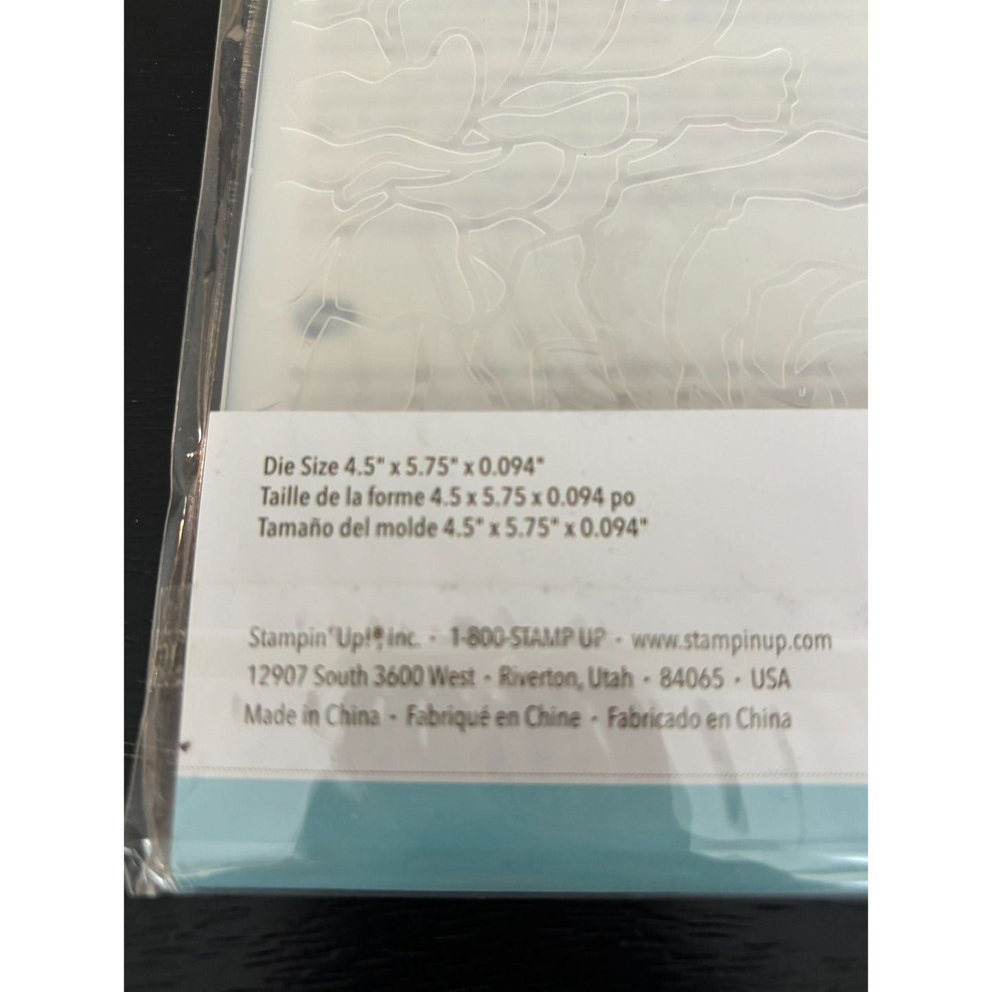 Stampin Up Sizzix Big Shot Manhattan Flower Roses Card Making Embossing Folder