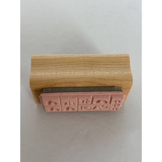 Stampin Up Rubber Stamp Love Hearts and Flowers Garden Card Making Words Grows