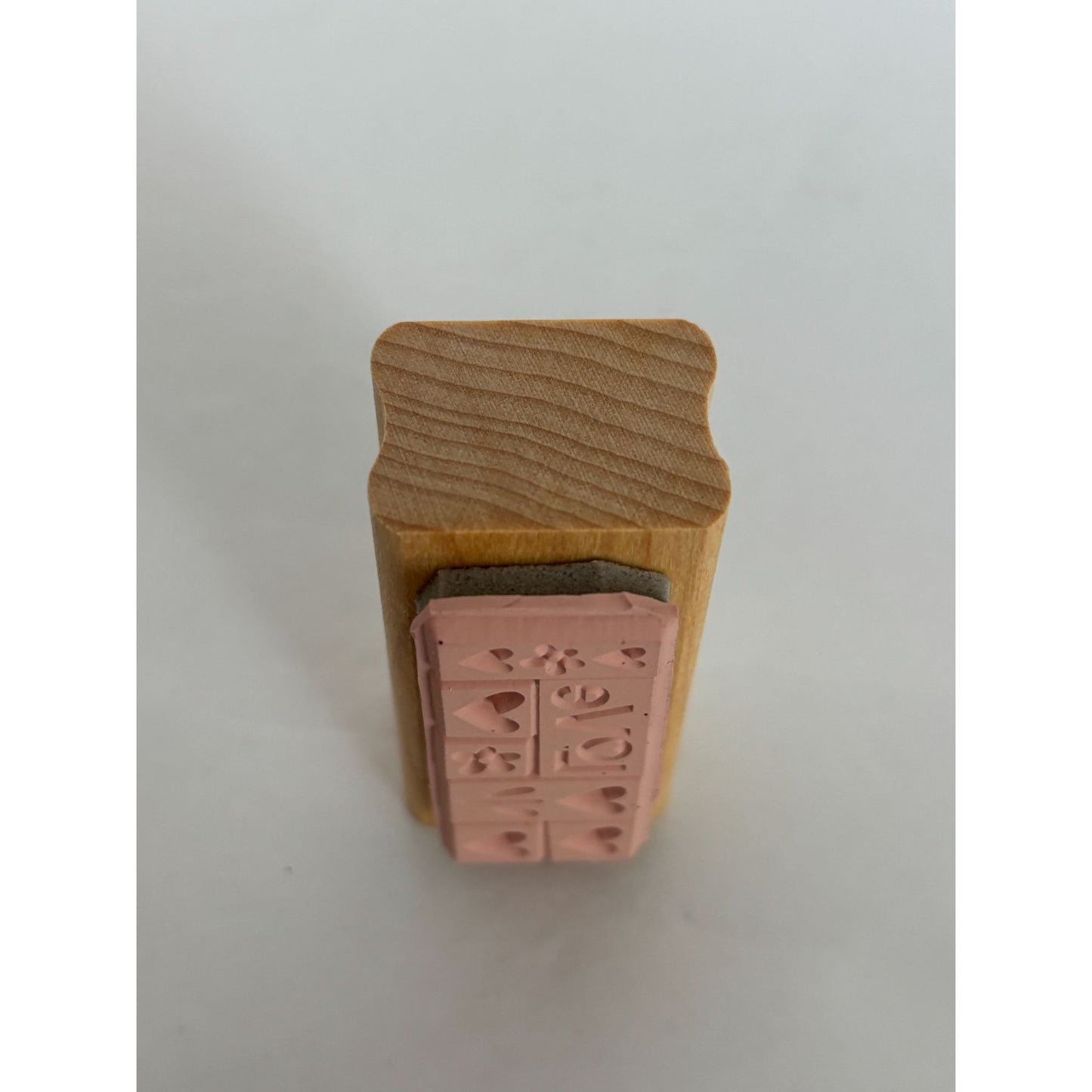 Stampin Up Rubber Stamp Love Hearts and Flowers Garden Card Making Words Grows
