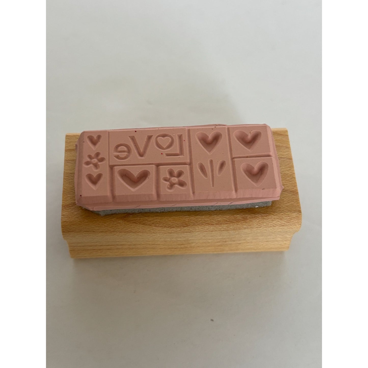 Stampin Up Rubber Stamp Love Hearts and Flowers Garden Card Making Words Grows