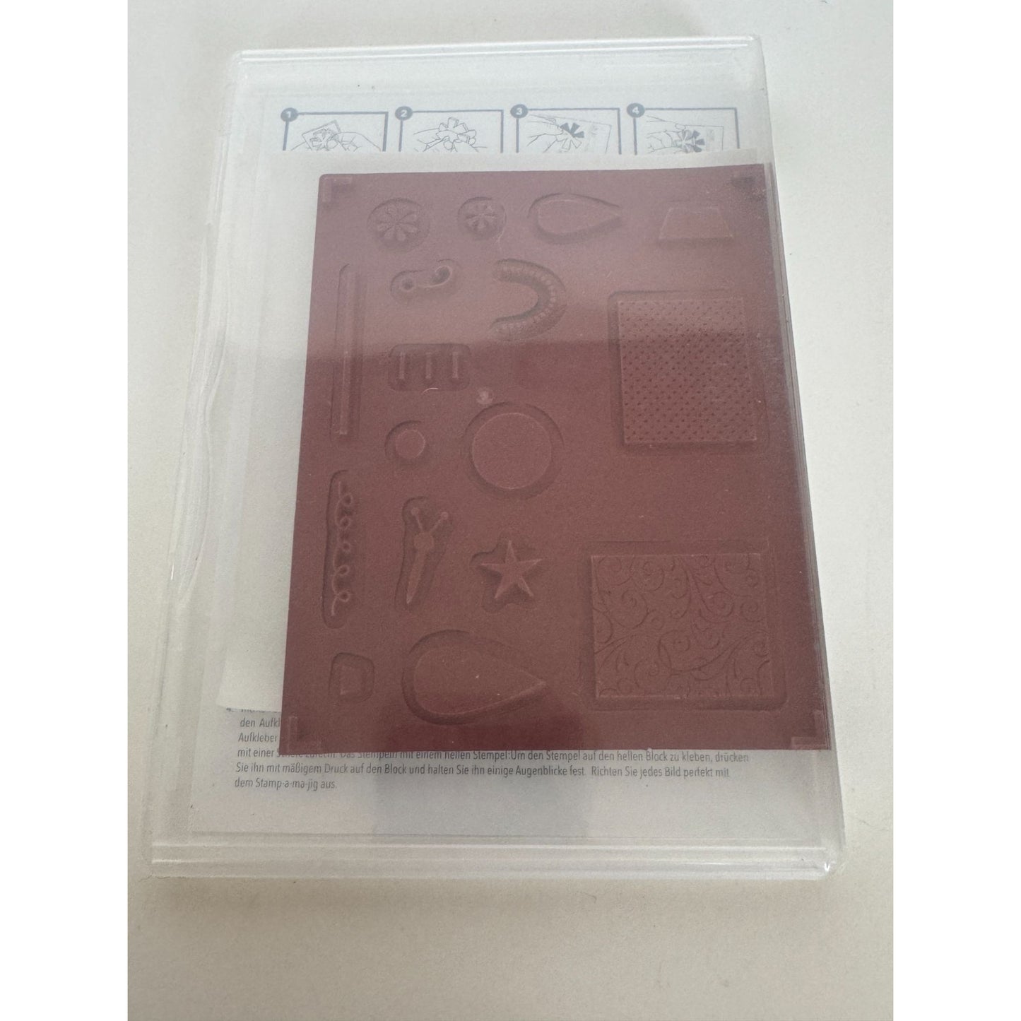 Stampin Up Playful Pieces Rubber Stamp Set Butterfly Summer Gift Present Star