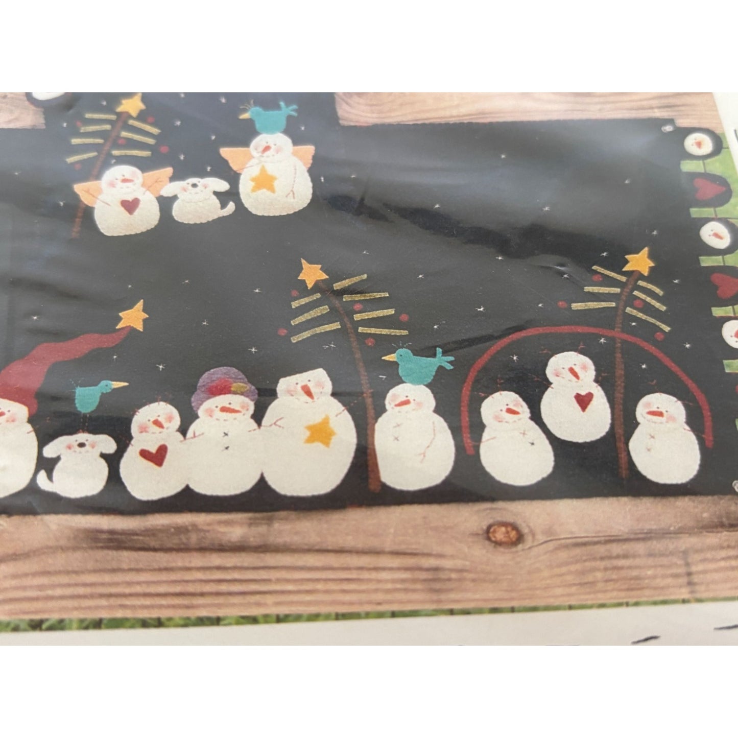 Plum Creek Collectibles Sewing Pattern Frosty Frolic Mantle Scarf Pillow Snowman