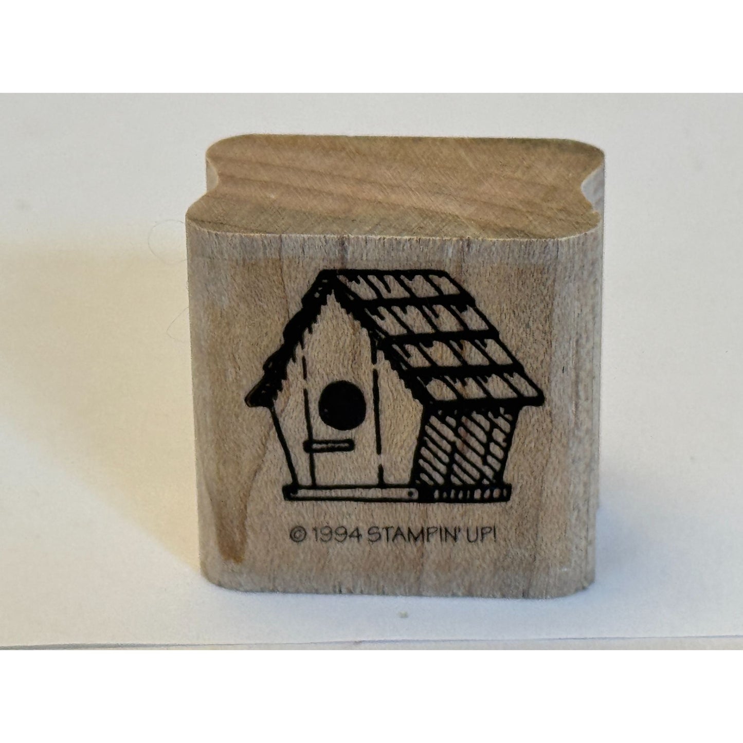 Stampin Up Rubber Stamp Birdhouse House Home Bird Animal Nature Birdwatching