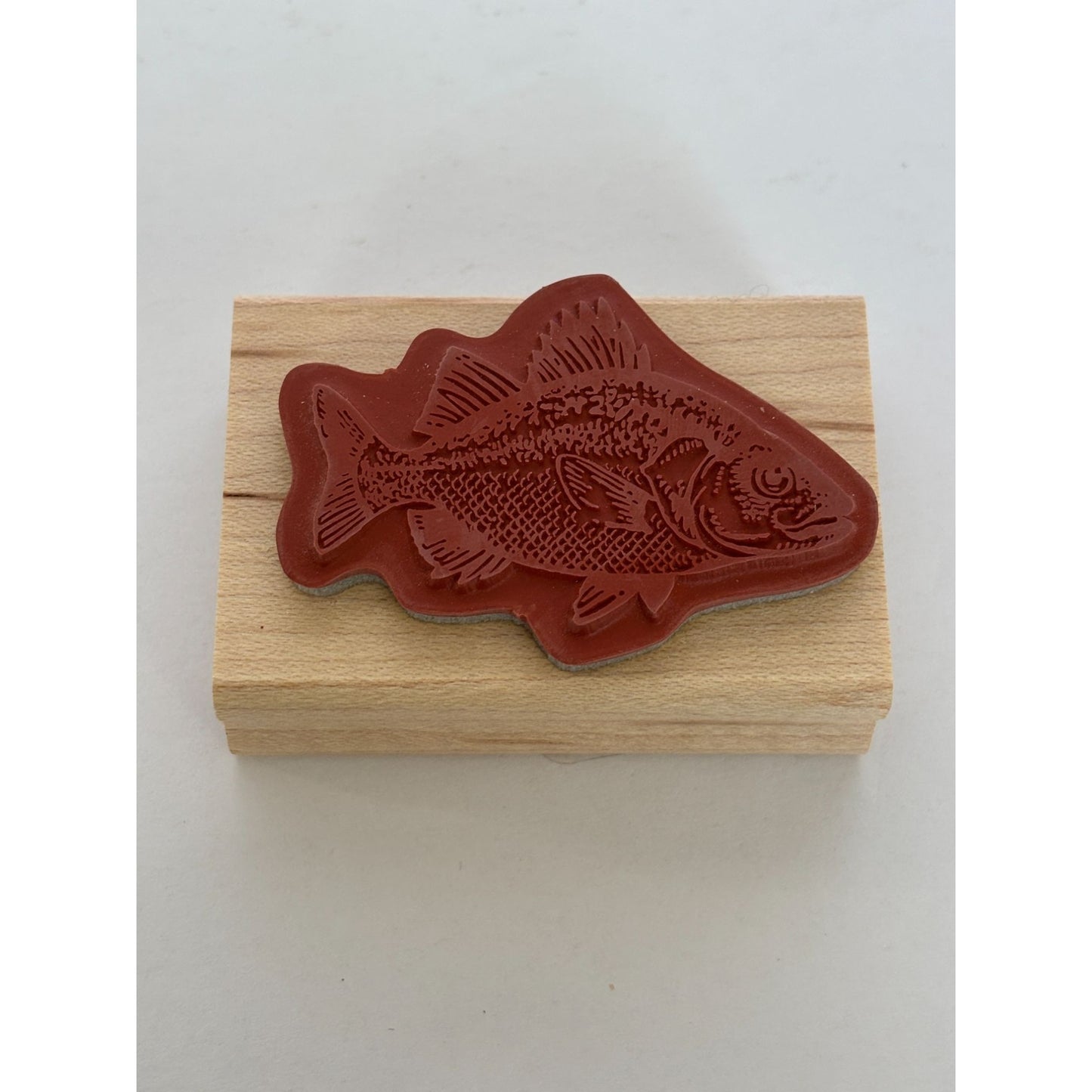 Stampin Up Rubber Stamp Fish Ocean Life Sealife