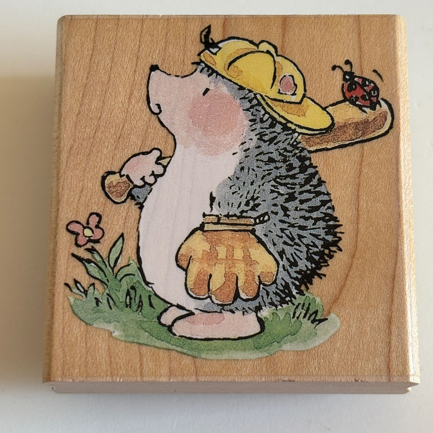 Penny Black Rubber Stamp Hedgehog Field Of Dreams Baseball Glove Ladybug Sports