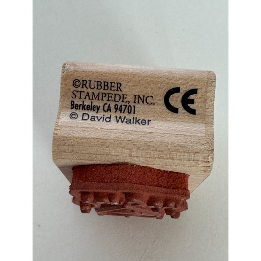 Rubber Stampede Rubber Stamp For You Heart Love Gift Tag Card Making Small