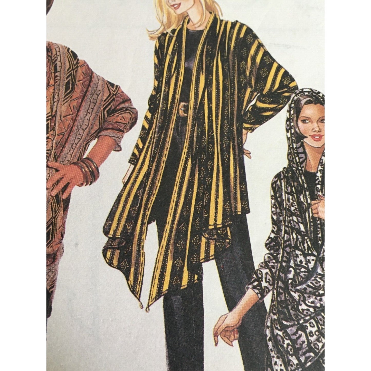 McCalls 7875 Sewing Pattern For Womens Loose-Fit Tunics Size Medium (12-14) Multi-Style Designs