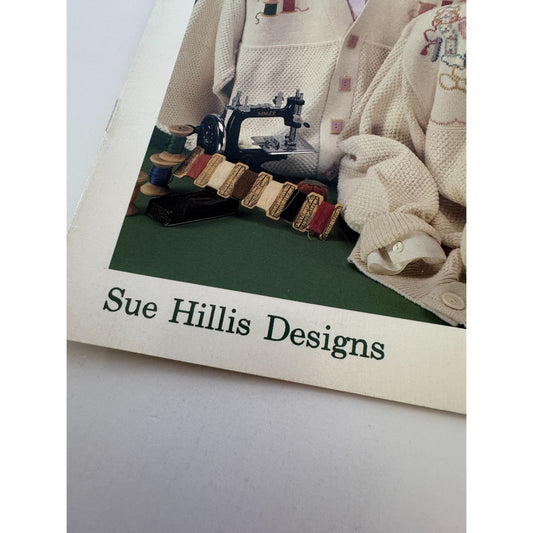 A Stitch in Time Cross Stitch Pattern Book Duplicate Stitch Sewing Sue Hillis