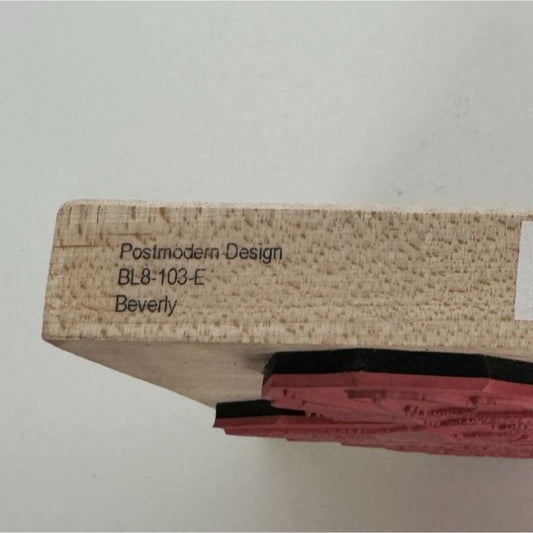 Postmodern Design Rubber Stamp Beverly Victorian Woman in Hat Tea Party Fashion