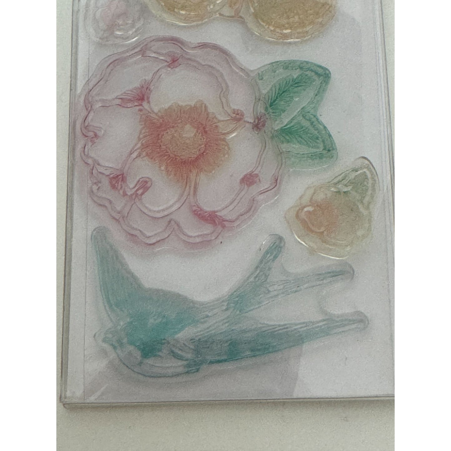 Martha Stewart Crafts Clear Stamps Vintage Garden Butterfly Flower Bird Designs