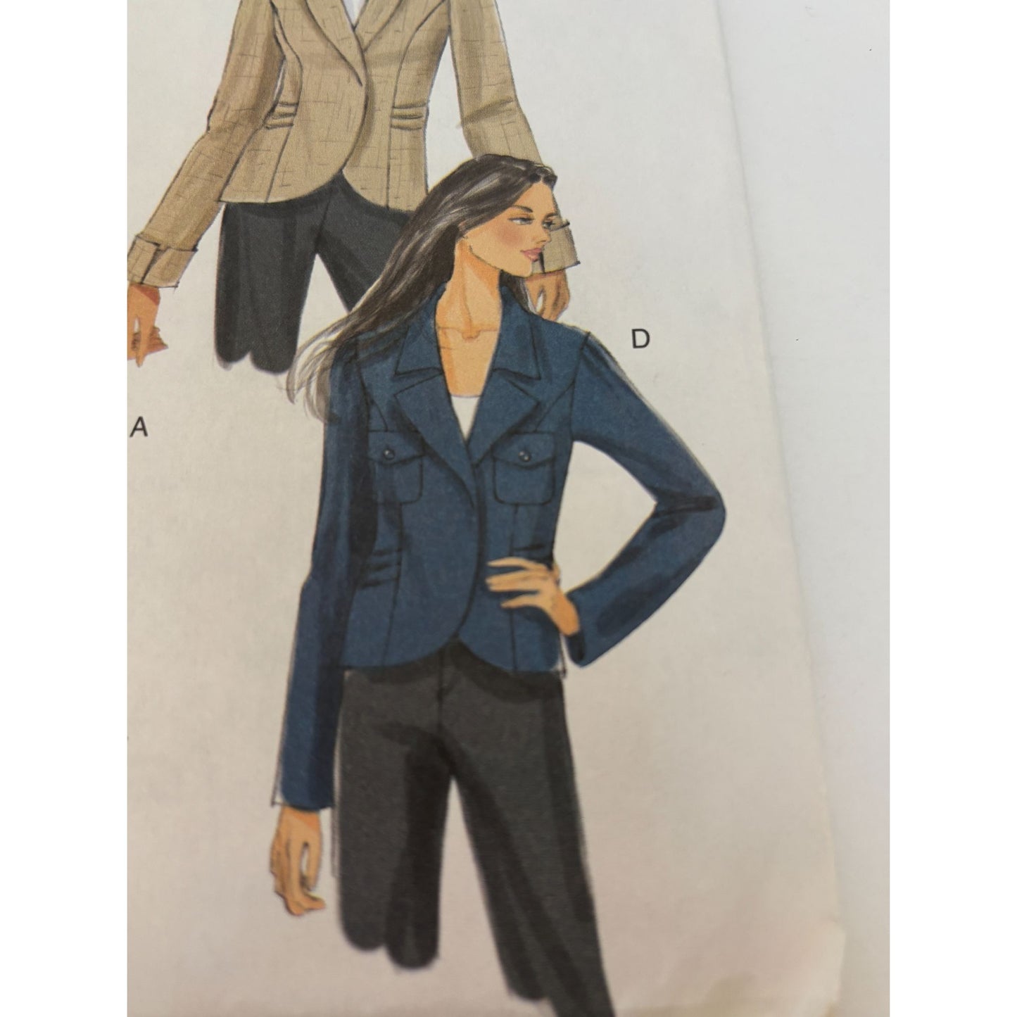 Butterick Sewing Pattern B5568 Misses Fitted Jackets Work Career Size 6-12 Uncut