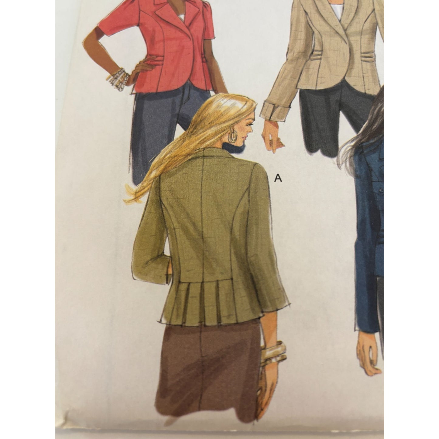 Butterick Sewing Pattern B5568 Misses Fitted Jackets Work Career Size 6-12 Uncut