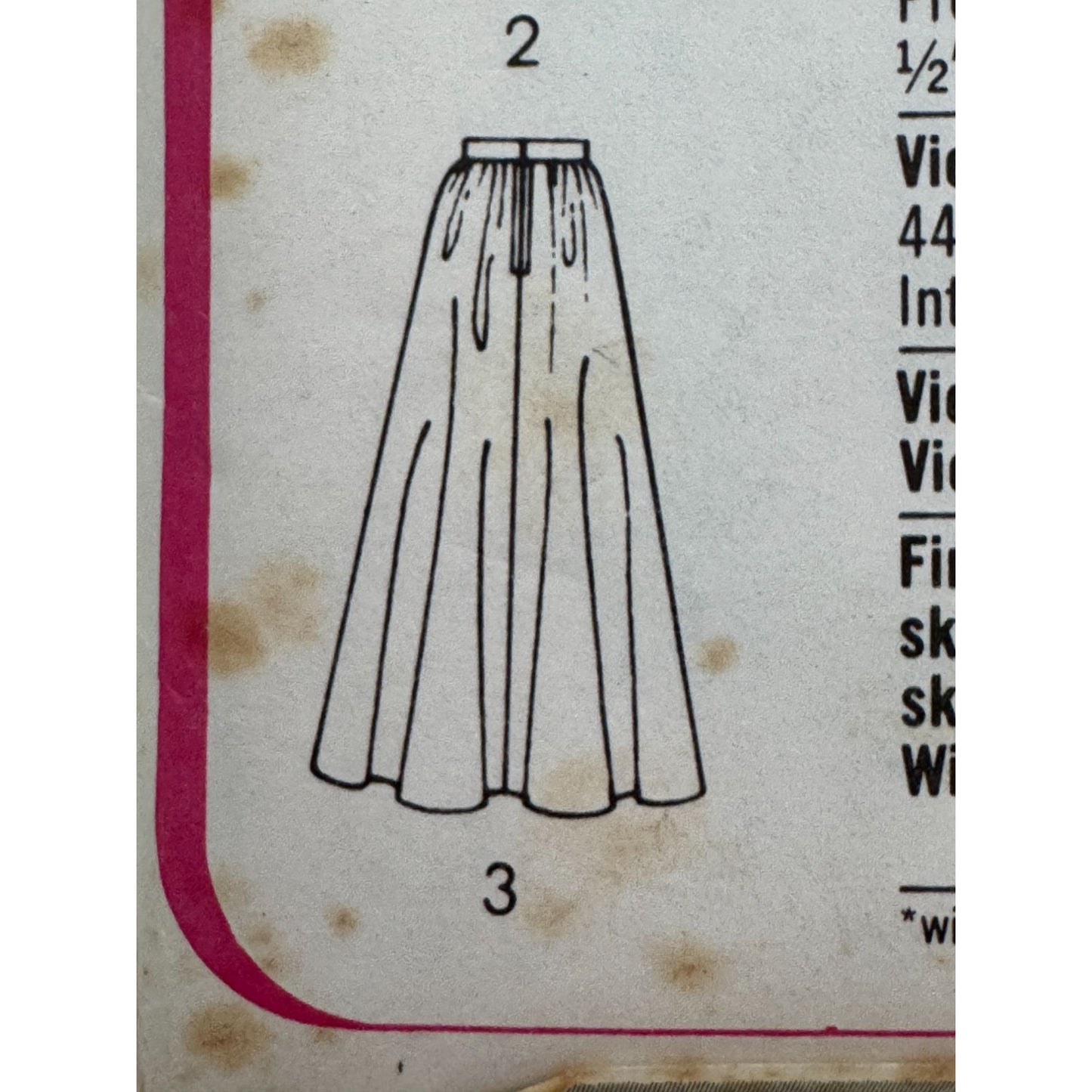 Simplicity Sewing Pattern 8816 Blouse Shirt Long Length Skirt Vintage 1970s 12