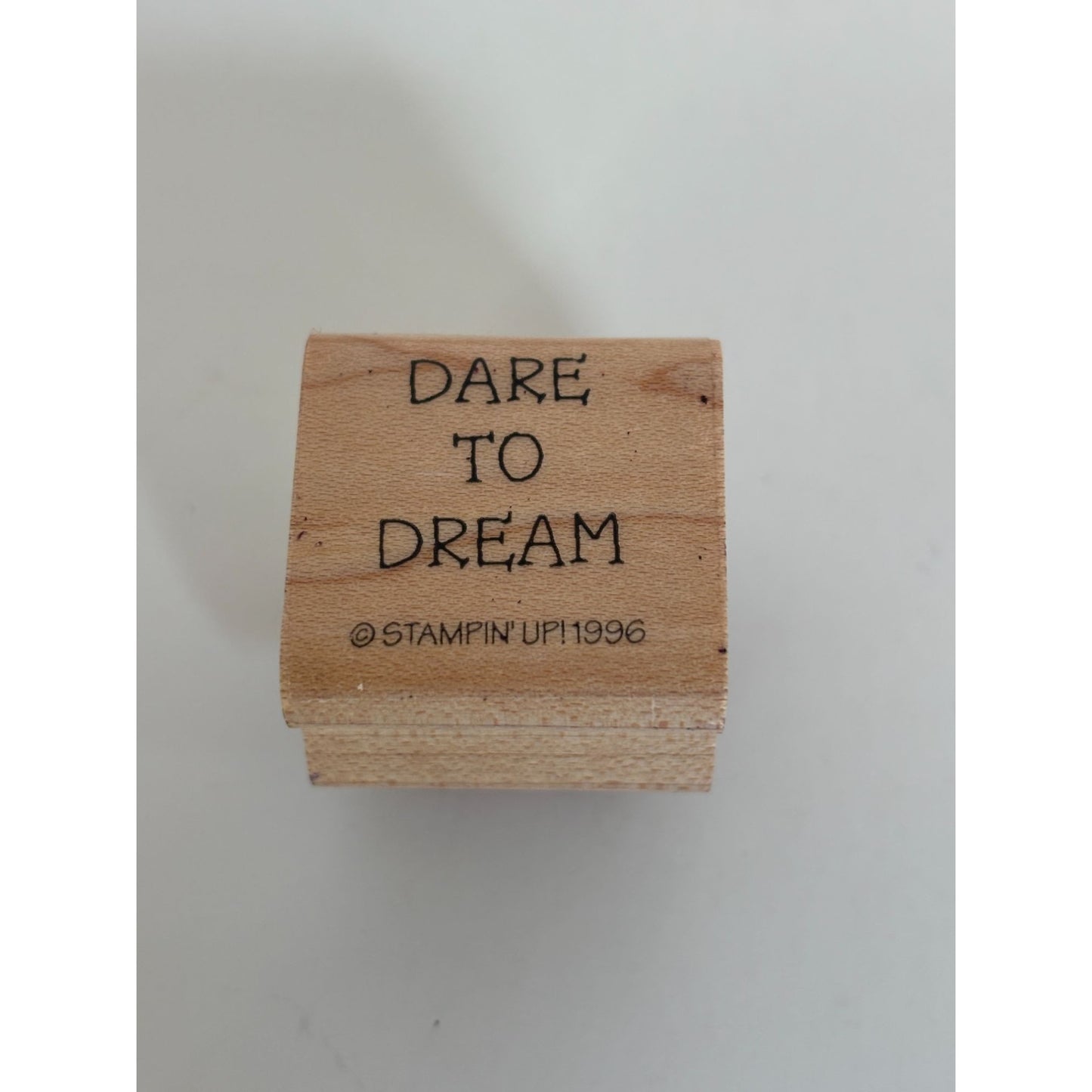 Stampin Up Rubber Stamp Dare to Dream Inspirational Words Inspire Encourage 1 In
