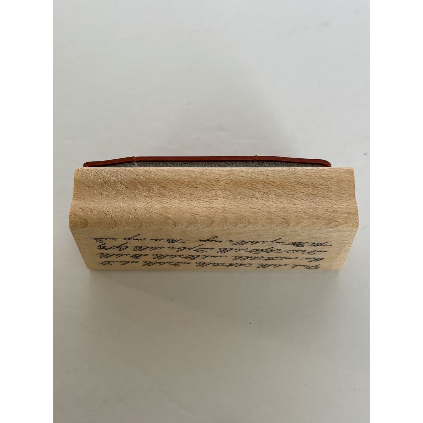 Stampin Up Rubber Stamp Ocean Shells Poem Magic Funny Text Writing Seaside Words