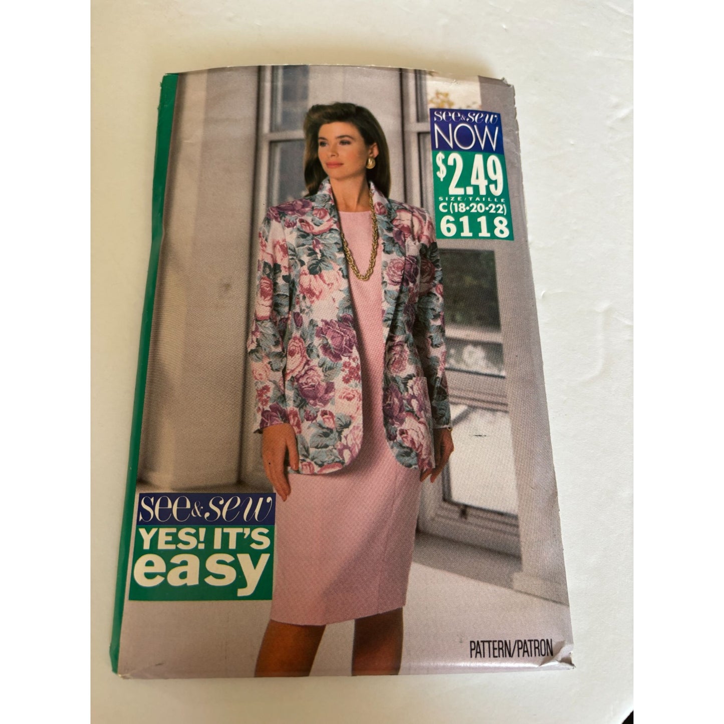 Butterick See Sew Sewing Pattern 6118 Suit Jacket Dress Outfit Work 18 20 22 UC