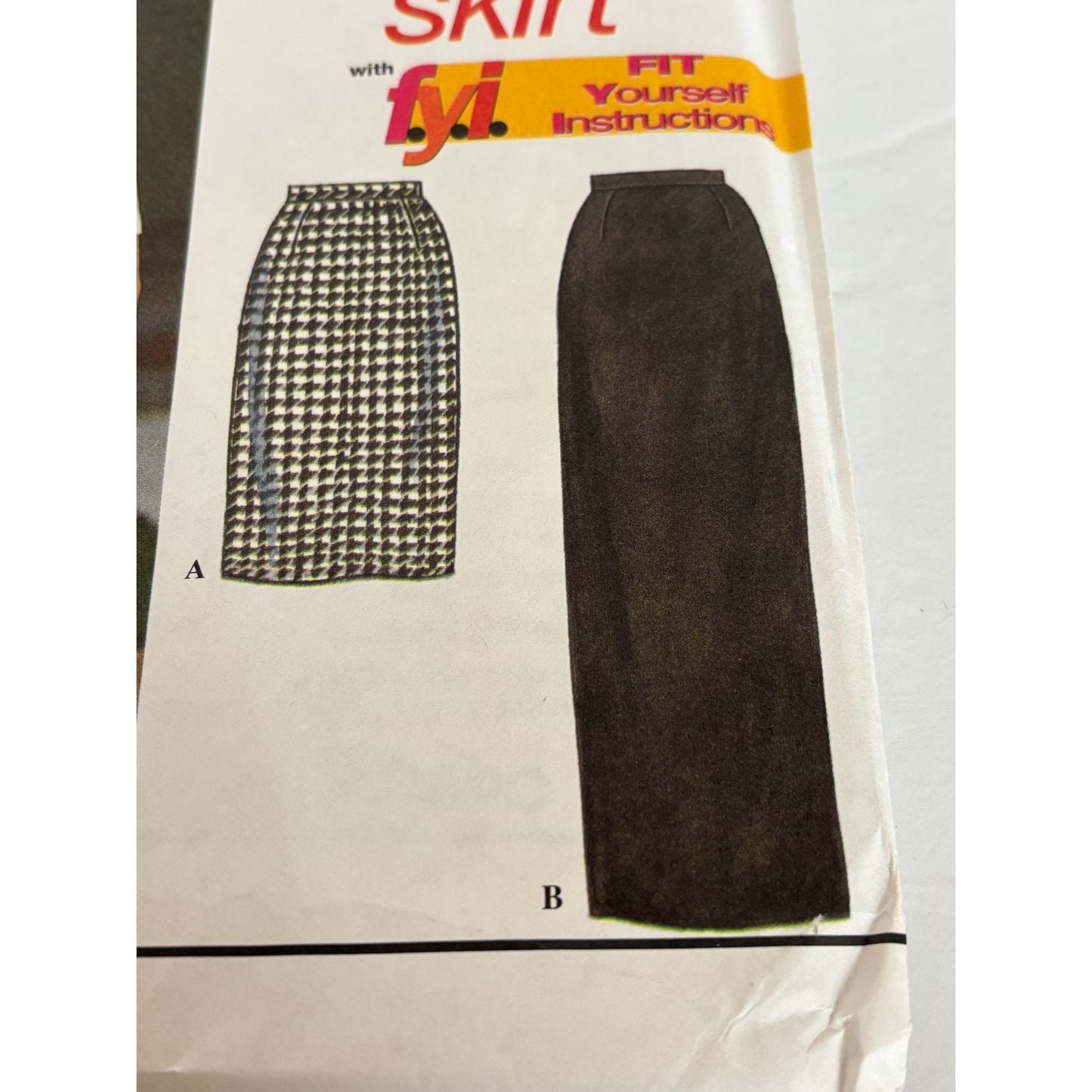 Simplicity Sewing Pattern 9084 Misses 2-Hour Skirt Work Career Size 16-22 Uncut