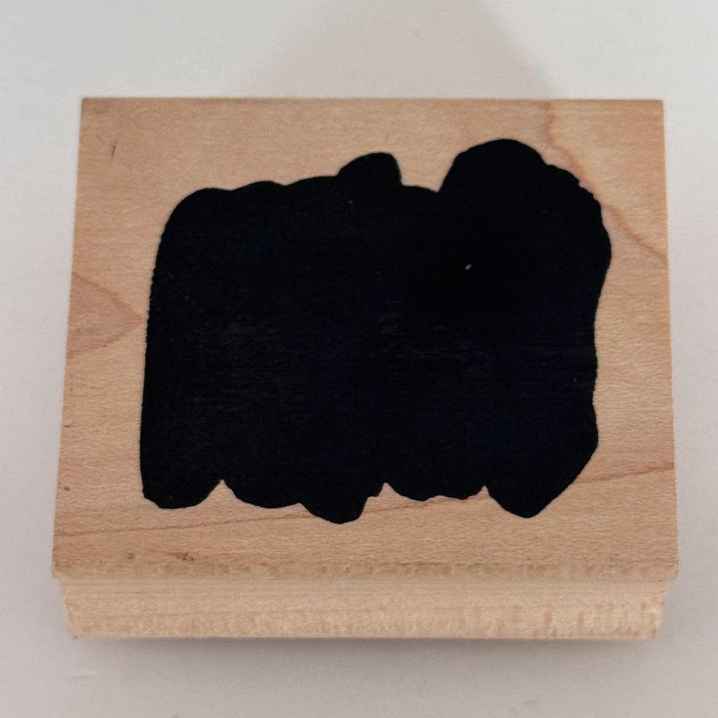 Love to Stamp Rubber Stamp Abstract Shape Blob Irregular Edges Frame Effect Art