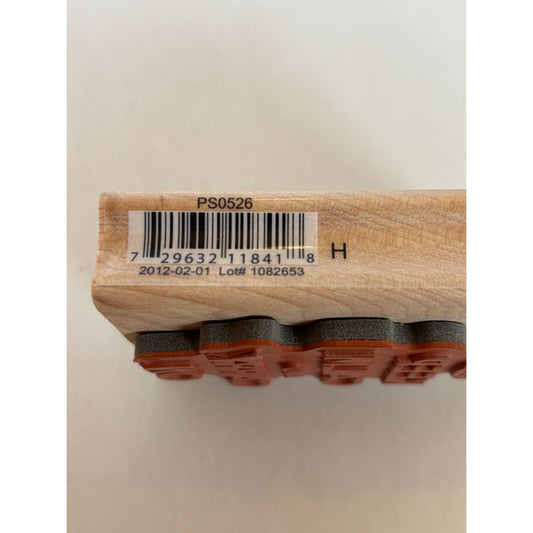 Hampton Art Rubber Stamp Keep Calm and Carry On Card Making Words Sentiment