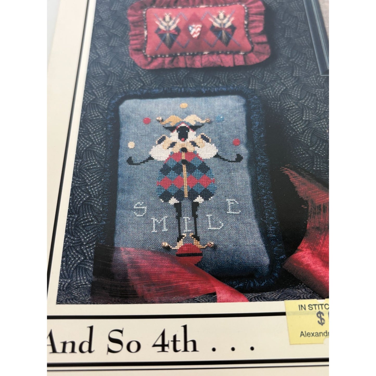 The Cricket Collection Cross Stitch Pattern And So 4th of July American Flag 199