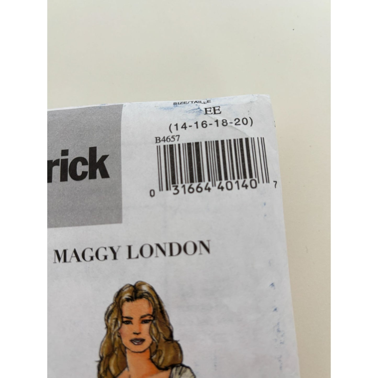 Butterick Sewing Pattern B4657 Maggy London Cocktail Dress Wedding 14 16 18 20