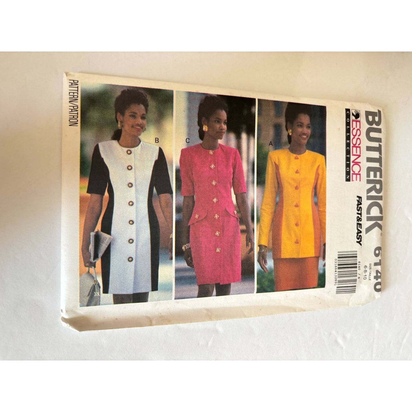 Butterick Sewing Pattern 6140 Misses Dress Tunic Skirt Work Career Uncut 6 8 10